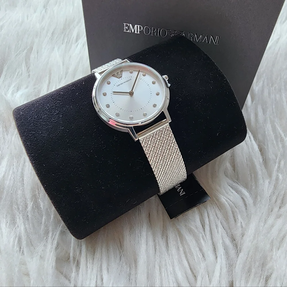 Emporio Armani Silver Women's Watch - Picture 10 of 13